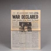 Newspaper Sleeve. Holds whole / fla